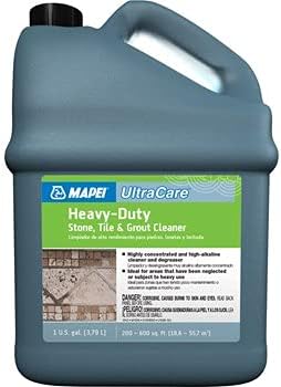 Mapei UltraCare Heavy-Duty Stone, Tile & Grout Cleaner, highly concentrated, high-alkaline cleaner and degreaser