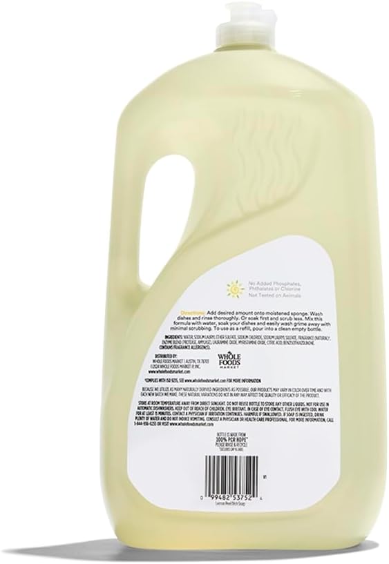 365 by Whole Foods Market Lemon Dish Soap Refill, 90 FZ