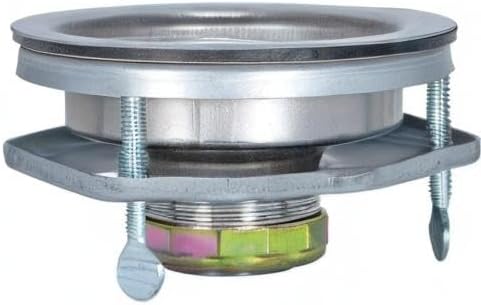 EZ-FLO Kitchen Sink Strainer with Flange and Die-Cast Slip-Joint Nut, Stainless Steel Fixed-Post Basket with 3-1/2 Inch to 4 Inch Opening, 30013