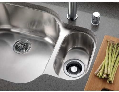 Delta Faucet 72010-SS Flange and Strainer Kitchen Sink, Arctic Stainless, 4 1/2 inch