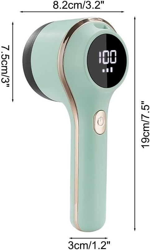 Rechargeable Fabric Shaver, 3 Gears Electric Lint Remover with Digital Display, Portable Clothes Shaver for Clothing Silk Sweater Cotton