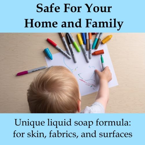 Amodex Ink & Stain Remover Arsenal, Safe and Effective on Clothes, Leather and Skin, Full Set for all your Stain Removal Needs, Includes 2 Bottles, 1 Brush, 10 Wipes