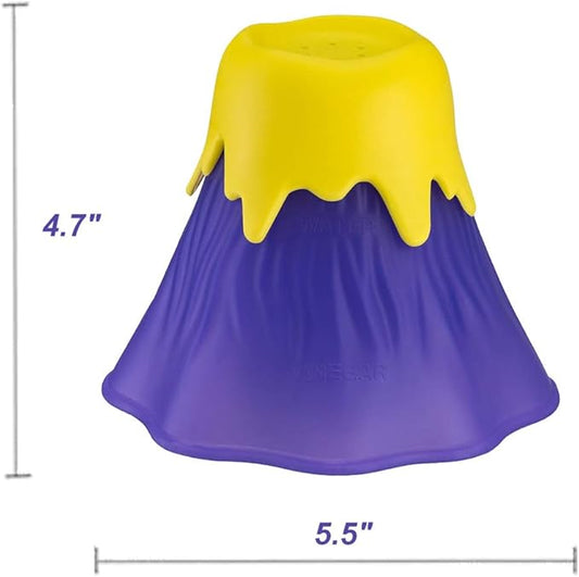 ZOSTLAND Volcano Microwave Cleaner- Microwave Oven Steam Cleaner,High Temperature Steamer Easily Crud in Minutes Steam Cleans and Disinfects with Vinegar and Water for Kitchen (Purple)
