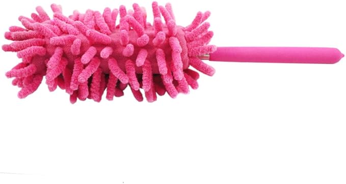 Extendable Flexible Feather Duster for Home and Office Cleaning - Purple