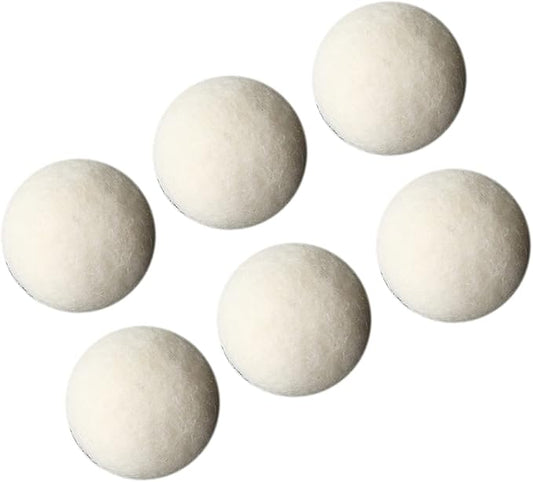 Wool Drying Balls, Premium Organic Fabric Softener, Reduce Drying Time, Reduce Static Electricity, Reusable, Wool Dryer Balls with Absorption,for Shortening Drying Time (5cm)