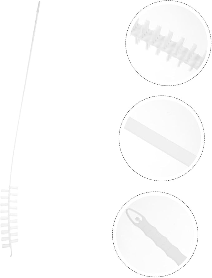 Nylon Bristle Cleaning Brush Dusty Hair Brush Cleaner Flexible Scrub for Washing Machine Refrigerator Coil