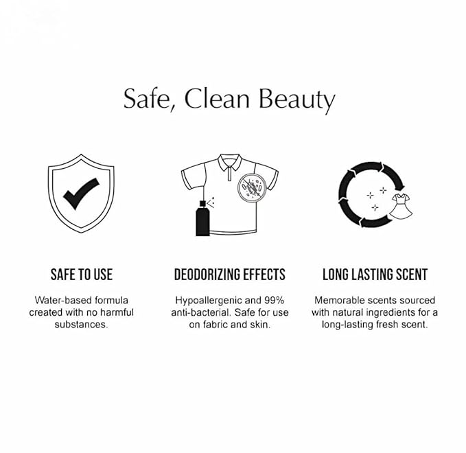 W.Dressroom No.38 Tangerine Farm Living Clear Perfume, Body Mist & Fabric Spray Deodorizer, Alcohol-Free Water-Based, Odor Neutralizer for Clothes, Bedding & Room, Travel Size 2.36 oz