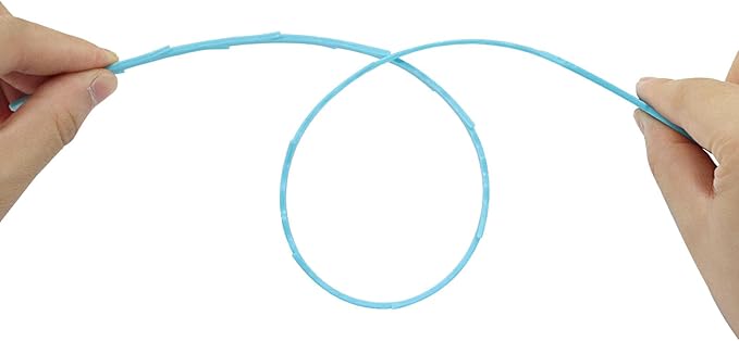 3 Pack 20 Inch Drain Clog Remover Snakes, Hair Cleaning Tool Effective Drain Snake Auger Tool for Sink, Shower, Bathtub, and Toilet(Blue)