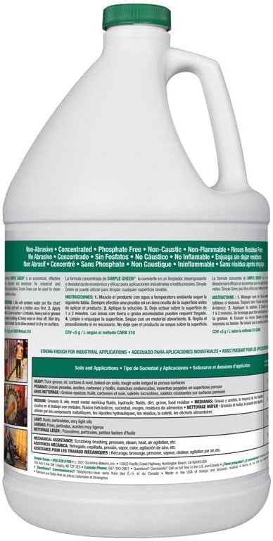 Sunshine Makers 2710200613005 Degreaser & Cleaner, Gallon - Quantity 6