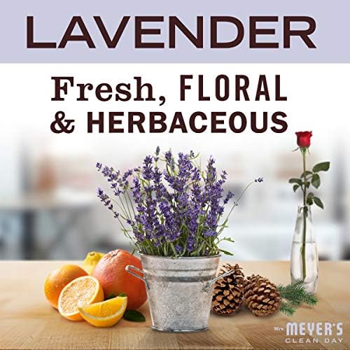 Mrs. MEYER'S CLEAN DAY Multi-Surface Cleaner 3 Pack Variety Pack, Mum, Lemon Verbena, Lavender, 16 Fl Oz Each, 1 CT