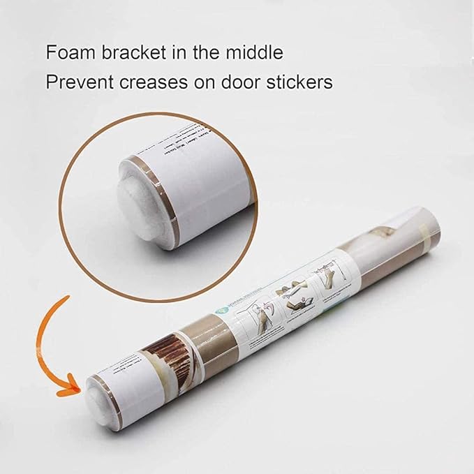 Door Wallpaper Self-Adhesive Poster 3D Picture - Sylter Dune Film Photo Premium PVC Waterproof Sticker Wall for Bedroom Living Room Decoration Stickers 86