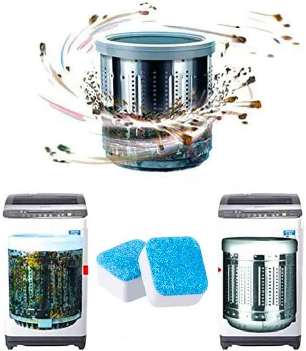 Ultimate Washing Machine Cleaner Tablets 12 Pack Deep Descaler Powerhouse Obliterates Odors, Grime & Buildup Front & Top Load Washers (Including HE) Fresh Laundry Smell American Owned Small Business