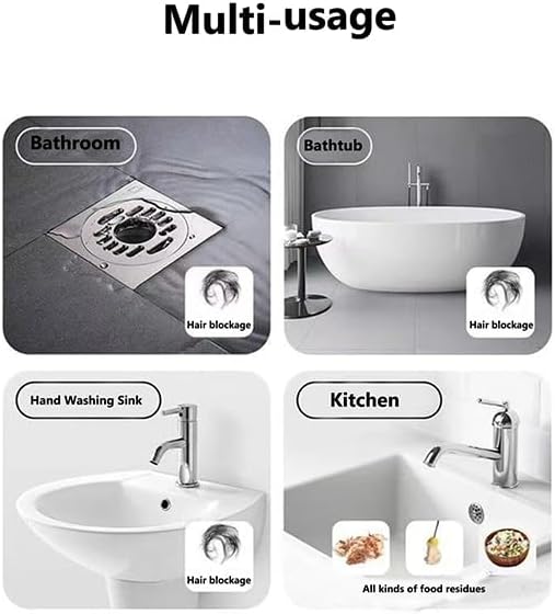 High Speed Drain Cleaner Foaming Powder,Powerful Pipe Dredging Agent,Unclogger Powerful Sink and Drain Cleaner Powder for Pipeline Unblocking,Unclog Toilet (4pcs)