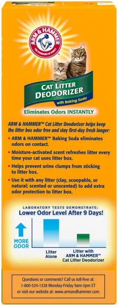 Arm & Hammer Pet Odor Control kit, Pet Fresh Carpet Odor Eliminator Long Lasting Freshness + Cat Litter Deodorizer with Baking Soda, 30 oz Each