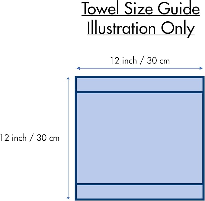 Bumble Dish Cloths (8 Pack) | 12" x 12" | 100% Cotton Kitchen Towels | 405 GSM | Soft, Highly Absorbent & Durable Dish Towels for Kitchen | Gray