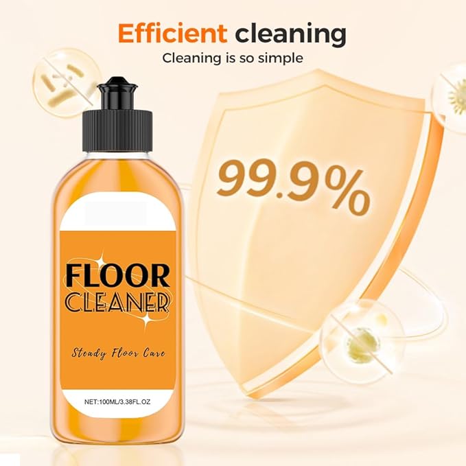 Floor Cleaner, 2026 Household Hardwood Floor Cleaner - All-Surface Acid, Powerful Stain Removing Floor Cleaner for Mopping, Spraying Hardwood, Tile, Marble, Laminate Floors (1, 100ml)