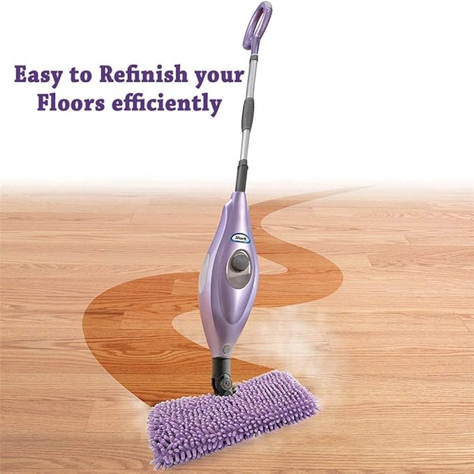 3 Pack Shark Steam Pocket Mops,Household Washable Microfiber Mop Pads Cleaning Pads Replacement for S3500 Series, S3501, S3601, S3550, S3901, S3801, SE450 (Purple,ZCM3)