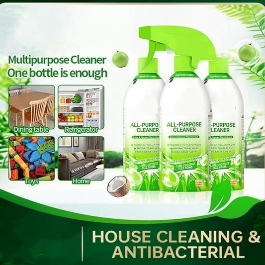 Cleanways All Purpose Cleaner, 500ml Plant-Based Power Cleaner, Deep Clean Spray for Kitchen, Bathroom, Living Room, Fresh Scent, Natural (500ml)