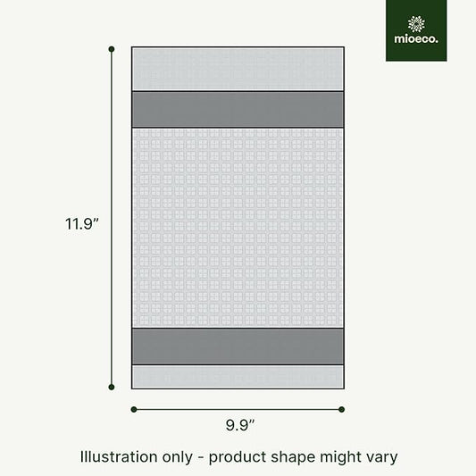 24 Pack Multicolored Reusable Paper Towels - Nature Friendly - Organic Cotton Alternative - Thick, Strong, Paperless Kitchen Dish Cloths - Reusable Napkins - Dish Towels - Cloth Napkin