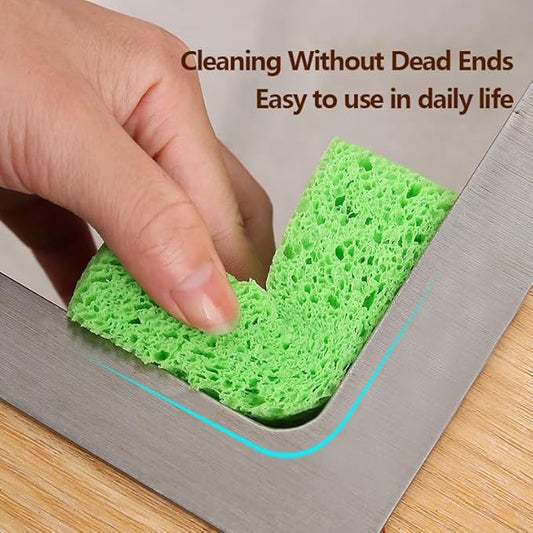 24 - Pack Non-Scratch Scrub Sponges - Sponges for Dishes and Washing Dishes, Cleaning Sponges for Kitchen Home and More(Green)