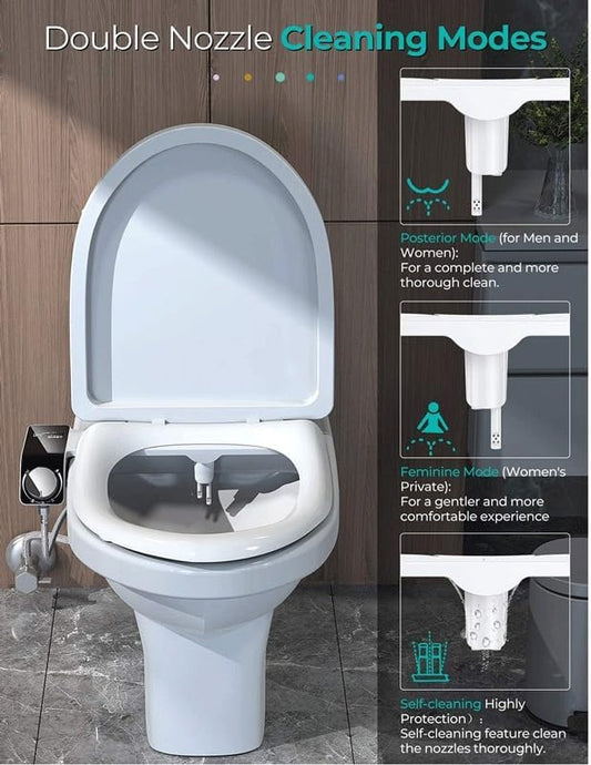 Toilet Cover Unplugged Smart Toilet Lid Cleaner Spray Cleaner