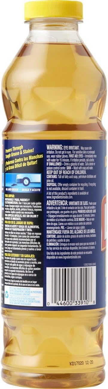 Lestoil Heavy Duty Multi-Purpose Cleaner, No Scent Grease and Stain Remover 28 ounce Liquid