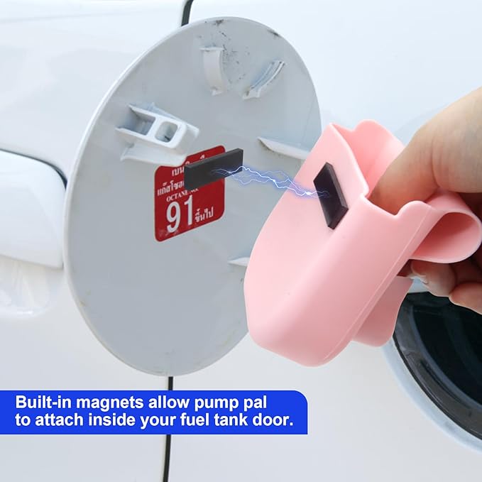 KIBBEH Reusable Silicone Fuel Glove, Protect Hands from Filthy Gas Pump Handles and Keypads, Durable and Universal