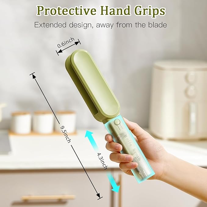 4-in-1 Blade Cleaning Brush with Knife Sharpener, Multi-Functional Dishwashing Brush, U-Shaped Pot Washing Brush, Kitchen Utensil Cleaner, Double-Sided Brush for Dishes(Knive Cleaning Tool)