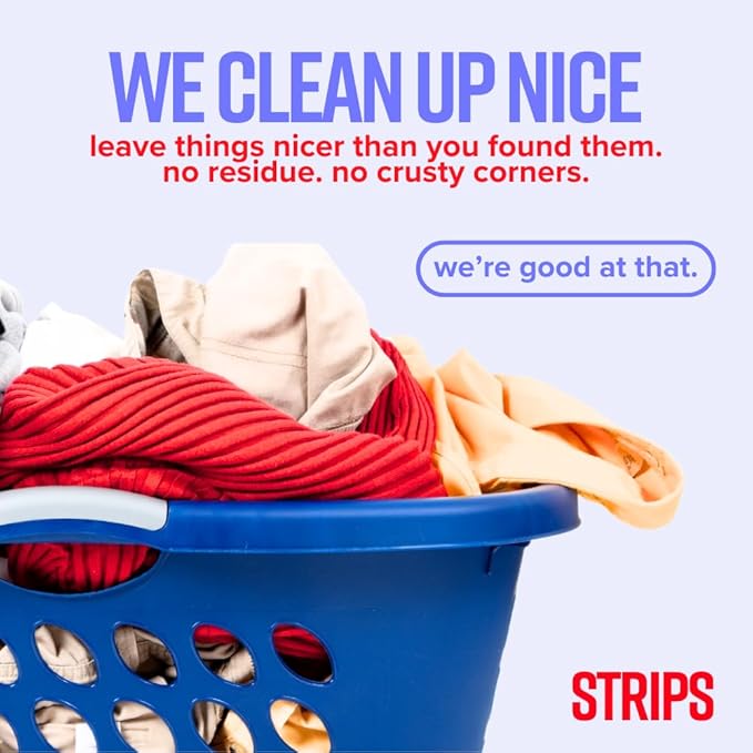 STRIPS Laundry Detergent Sheets Fresh Linen Travel Pack (3ct, 6 loads) Eco Liquidless Soap, Travel-Friendly, Dissolves in Hot & Cold, Hypoallergenic, Tackles Tough Stains & Odors