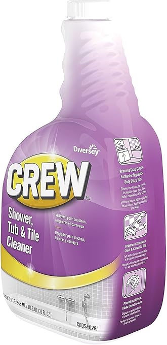CREW Diversey CBD540281EA Shower, Tub & Tile Cleaner, Liquid, 32 oz
