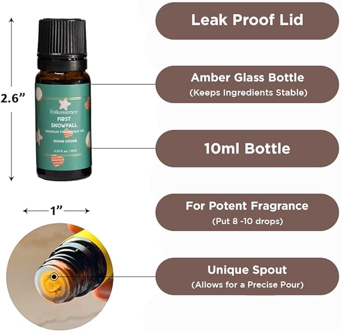 Premium Fragrance Oils (Memories, Pack of 5, 10 ml)