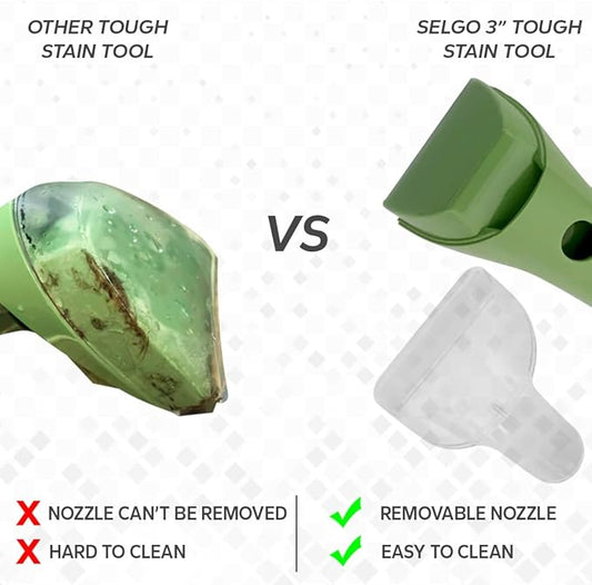 Replacement 3" Tough Stain Brush Tool for Bissell Little-Green Upright & Portable Carpet Cleaners for 1400 3353 3369 Series & for All Bissell Carpet Cleaners