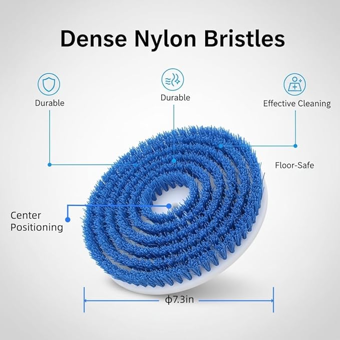 Spin Mop Brush Heads Replacement Pads for Bissell Spinwave Steam Mop 2124, 2039A, 23157, 23159, 3897A, 3712 - Hard Floor Cleaning Scrub Pads