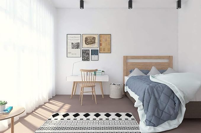 Safiyya 78.7"x17.7" White Contact Paper White Peel and Stick Wallpaper Waterpoof Self Adhesive Decorative Wallpaper Vinyl Roll for Wall