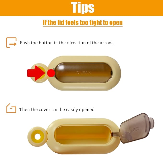 Lint Roller Resuable for Clothes, Magic Self- Cleaning Pet Hair Remover for Cats Dogs Fur, Portable Washable Pet Hair Removal Tool Brush for Curtain, Carpet, Bedding, Sofa, Couch, Yellow
