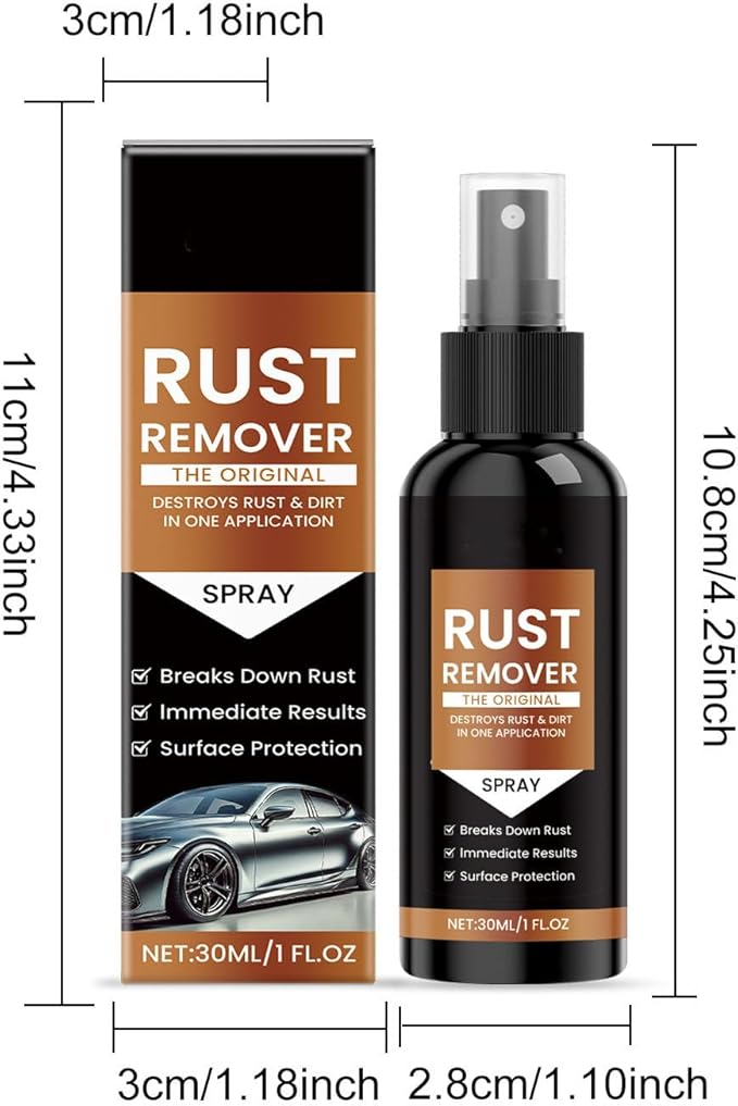 Nexa Rust Remover Spray, 2025 New Upgrade Rust Remover for Metal, Tools, Cars, Chains Automotive & Household Surfaces (1)