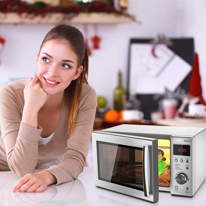 Angry Mama Microwave Cleaner Angry Mom Microwave Oven Steam Cleaner and Disinfects With Vinegar and Water for Kitchens, Steamer Cleaning Equipment Cleans the Crud in Minutes (Blue)
