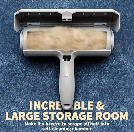 Pet Hair Remover Roller for Dog Hair and Cat Hair – Self-Cleaning Lint Roller for Furniture, Couch, Carpet, Clothing, Bedding and Car Seats – Reusable, Durable, Portable Fur Removal Tool