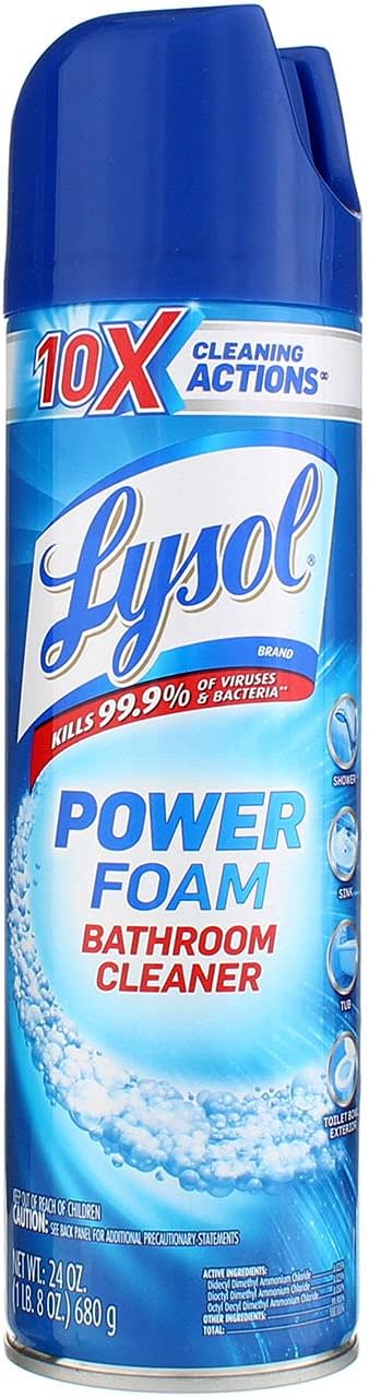 Lysol Bathroom Cleaner Spray, Island Breeze, 24oz (Pack of 4)