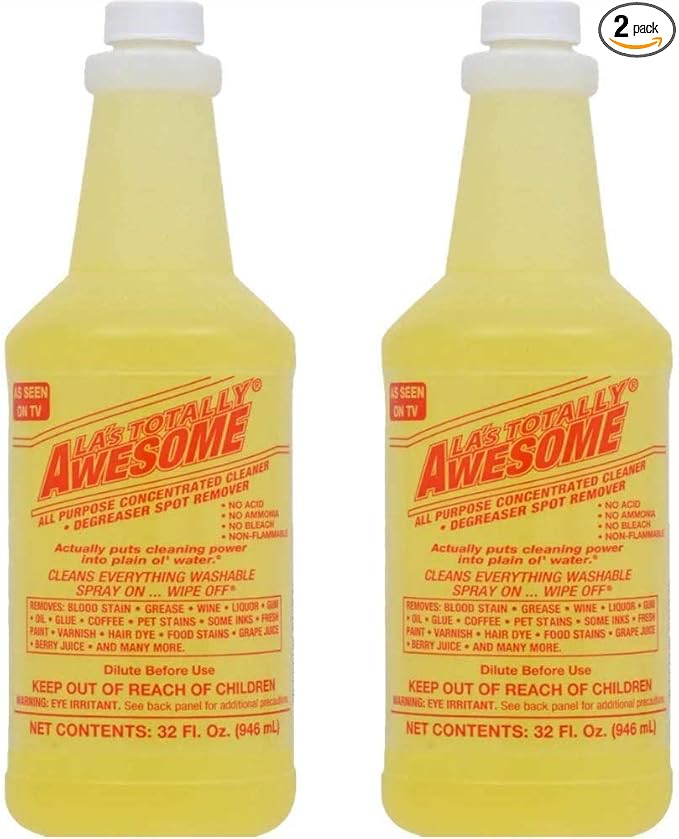 LA's Totally Awesome All Purpose Concentrated Cleaner-Degreaser-Spot Remover (2 Pack) (2)