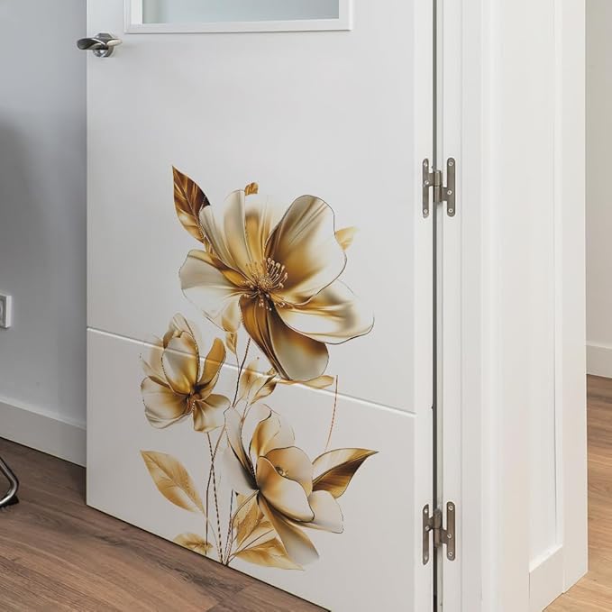 3D Wall Stickers DIY Flower Wall Decal Removable Waterproof Wall Art Decor for Bedroom Living Room Offices Home Decoration