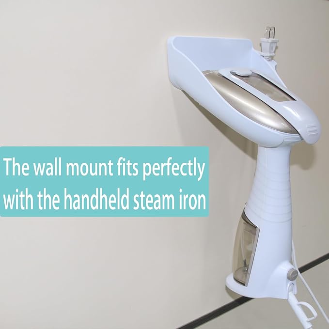 Ironing Board Hanger Wall Mount for Clothes for Conair Handheld Garment Steamer,for Laundry Rooms Storage Organizer,Garment Steamer Stand Compatible with Conair GS59X、GS59B Models (Black)