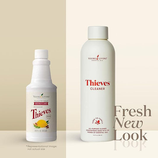 Young Living Thieves Household Cleaner Ultra Concentrated 14.4 fl oz – All Purpose Cleaner for Kitchen, Bathroom & Surfaces – Multipurpose Essential Oil Cleaner – 3 Pack