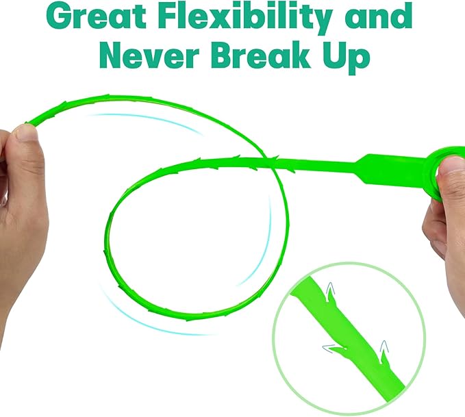 Longer Drain Clog Remover Sink Snake: 3 Pcs Hair Remover Tools for Shower Bath and Bathtub(25in Longer Size)