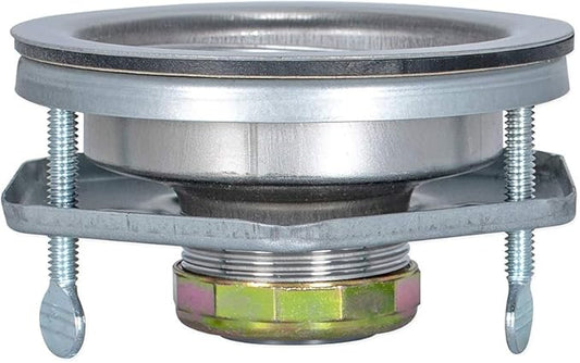 EZ-FLO Kitchen Sink Strainer with Flange and Die-Cast Slip-Joint Nut, Stainless Steel Fixed-Post Basket with 3-1/2 Inch to 4 Inch Opening, 30013