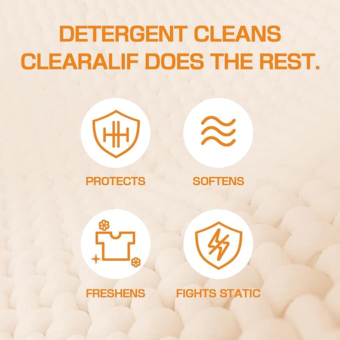 CLEARALIF laundry Fabric Softener Sheets, AMBER DUSK Scent, 160 Loads, Eco Friendly, Great For Travel, Apartments, Dorms.