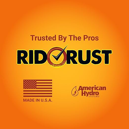 American Hydro Systems 2662 Rid O' Rust Liquid Rust Stain Remover, 1 Gallon, 4 Pack