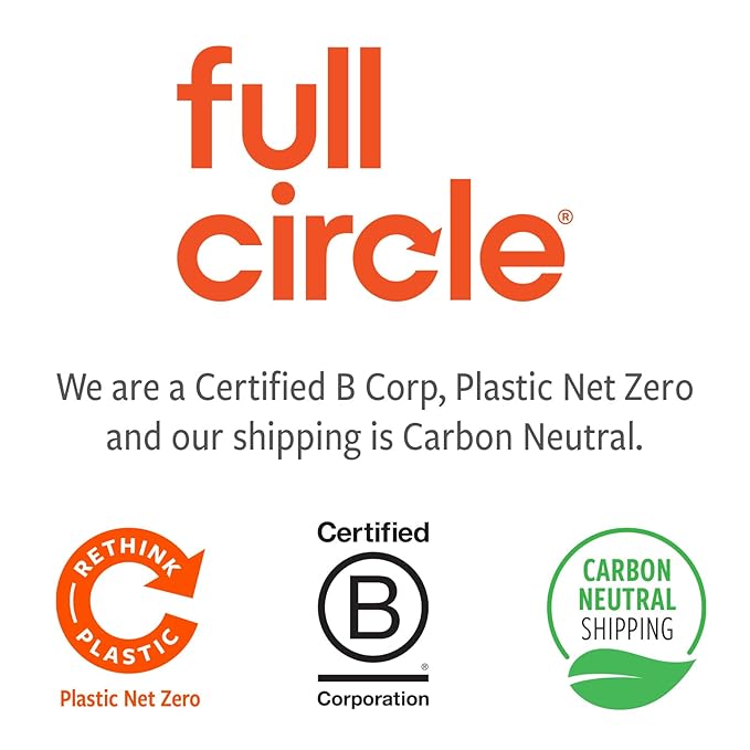 Full Circle Bubble Up Bamboo Dish Brush & Ceramic Soap Dispenser – Family Safe, Formaldehyde-Free – Kitchen Scrub Brush for Dishes, Nonstick & Cast Iron, White