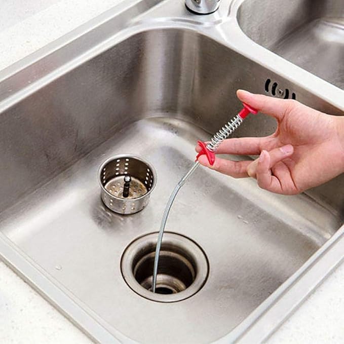 Hair Drain Clog Remover, Multifunctional Cleaning Claw 60cm Available (1Pc)