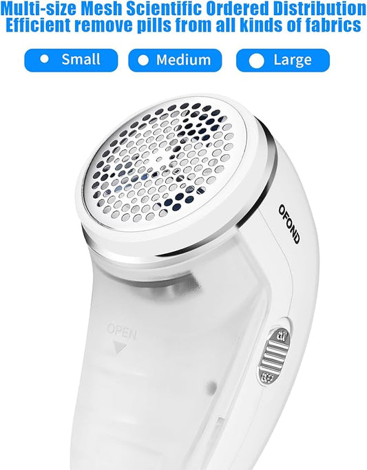 Fabric Shaver Lint Remover for Clothes,Electric Lint Shaver Battery Operated,Portable Sweater Defuzzer, Quick and Easy Remove Pills,Lint Balls,Fuzz of Clothing Pants Socks Couch Pillows Blankets